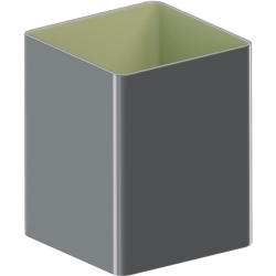 KROP Rura spustowa rynnowa kwadratowa 80x80 mm - 3mb